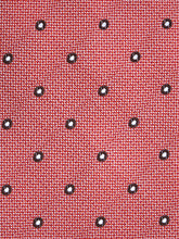 BRIGITTE Red Jacquard Silk 3-Fold Tie
